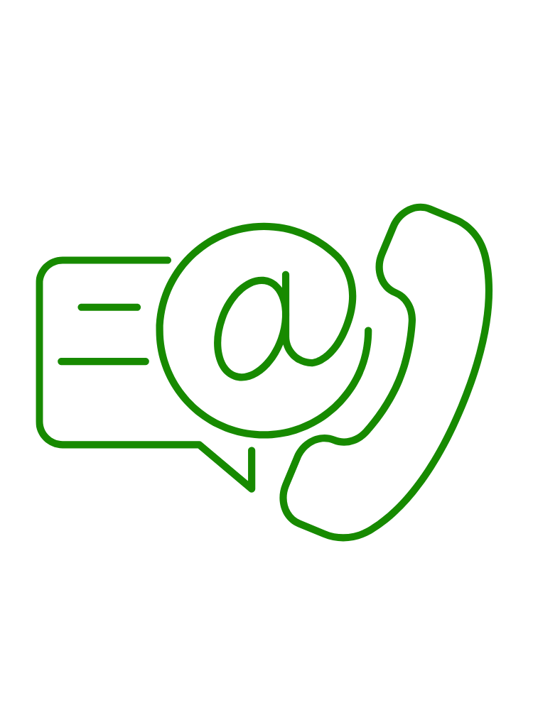 Icon mit E-Mail- und Telefonsymbol für die Kontaktaufnahme mit dem Baustoffzentrum Ruhrtal in Dortmund.